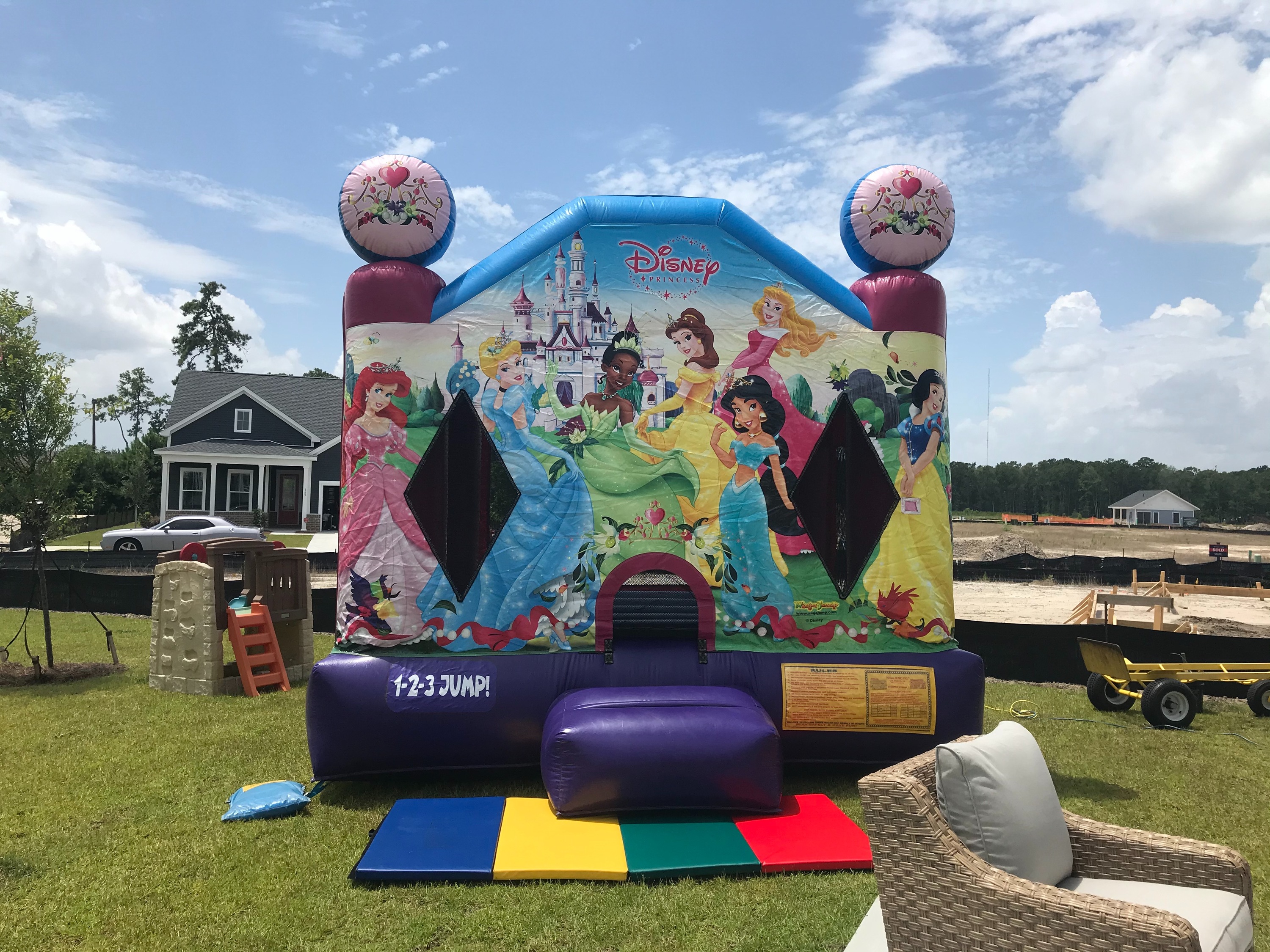 Disney Princess Bounce House 123 Jump of SC! inflatable rentals